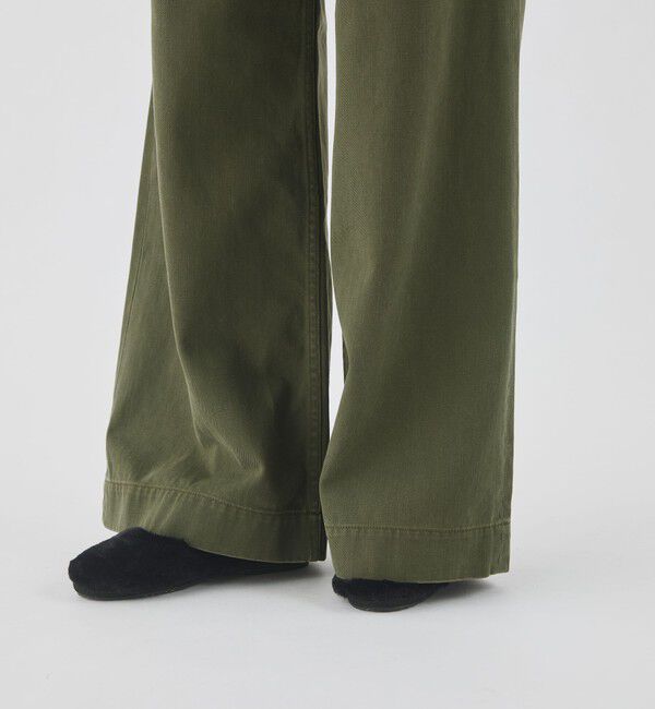 GALERIE VIE「シーアイランドカラーデニム イージーフレアパンツ」|デニム|