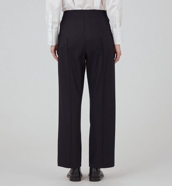 MACPHEE「圧縮ニット タックストレートパンツ」|その他|