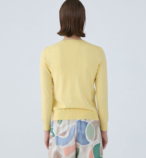 Ballsey「ハイゲージコットン クルーネックカーディガン」|カーディガン|