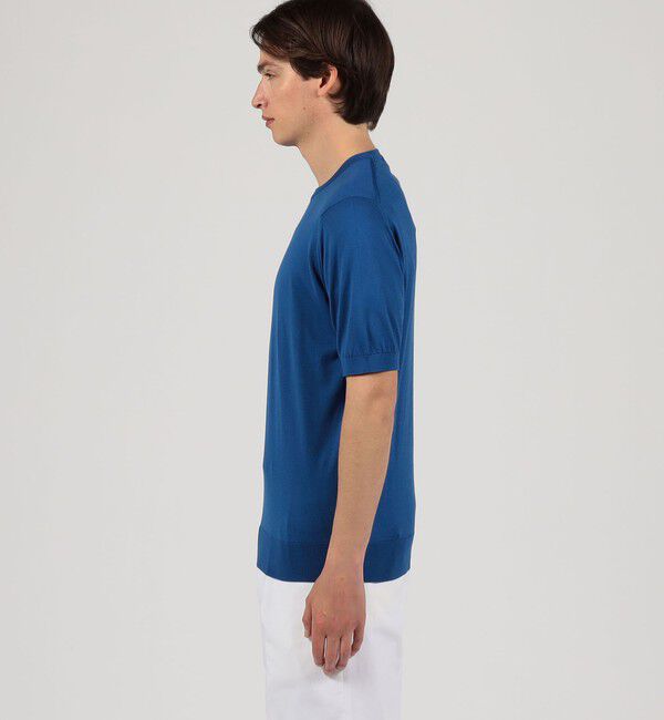 TOMORROWLAND BUYING WEAR「JOHN SMEDLEY KEMPTON コットン クルーネックニット」|ニット・セーター|