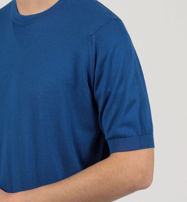 TOMORROWLAND BUYING WEAR「JOHN SMEDLEY KEMPTON コットン クルーネックニット」|ニット・セーター|