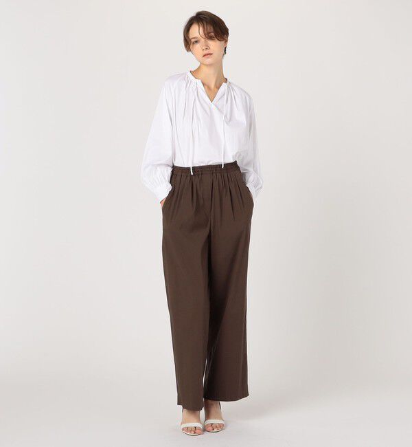 TOMORROWLAND collection「ハイパワーストレッチブロード リラックスパンツ」|その他|