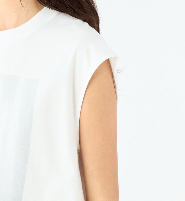 MACPHEE「フォトプリント ノースリーブTシャツ」|Tシャツ・カットソー|