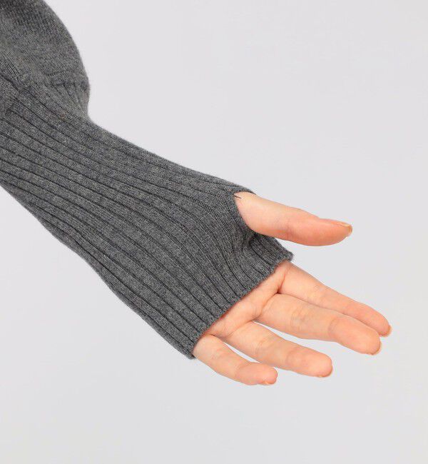 MACPHEE「ニットコンビジャージー ハイネックワンピース」|ワンピース|