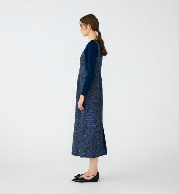 Ballsey「エアリーファンシーツイード ジャンパースカート」|ジャンパースカート|