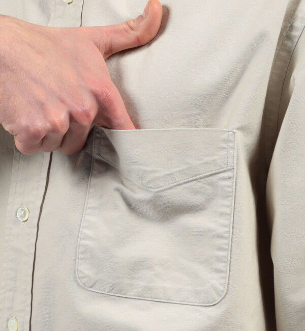 TOMORROWLAND MENS「コットンオックスフォード ロングスリーブシャツ」|シャツ・ブラウス|