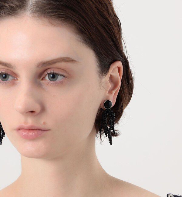 TOMORROWLAND GOODS「IRIS 47 タランテラ オニキス イヤリング」|イヤリング|