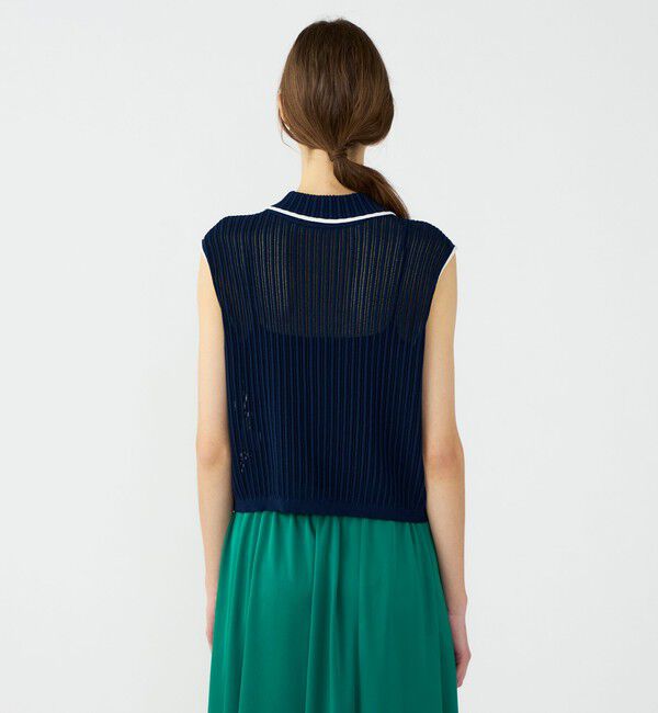 Ballsey「ニードルアウトリブ 2-wayプルオーバー」|ニット・セーター|