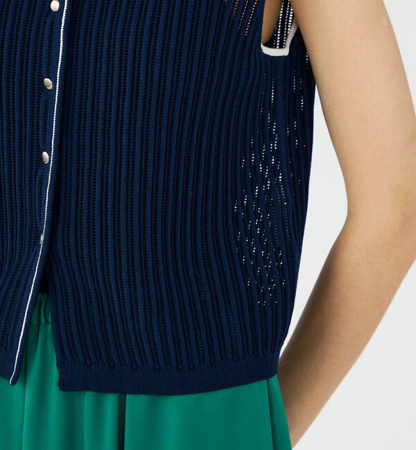 Ballsey「ニードルアウトリブ 2-wayプルオーバー」|ニット・セーター|