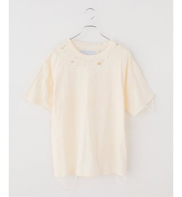 JOINT WORKS「TEPPEI FURUYAMA /テッペイフルヤマ CRASH HALF SLEEVE T-SHIRT」|Tシャツ・カットソー|ベージュ