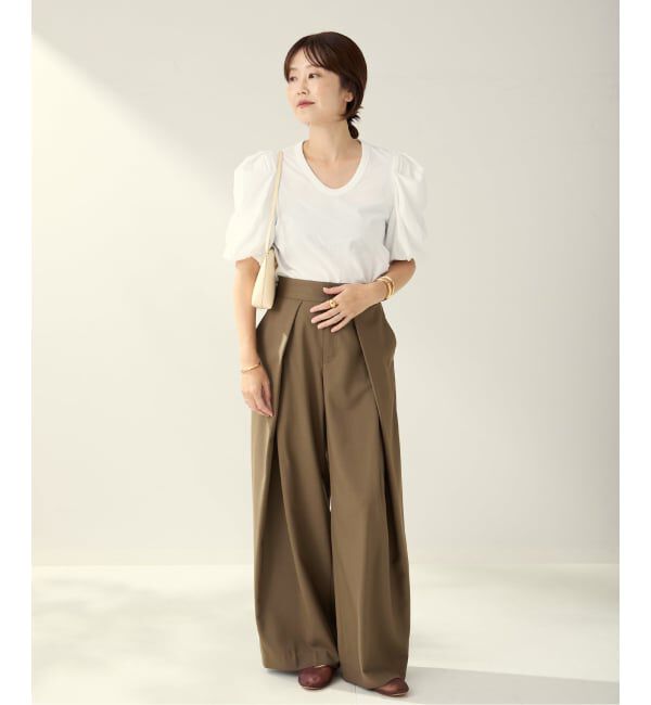 Plage「R&rsquo;IAM WOOSTED パンツ」|スラックス|