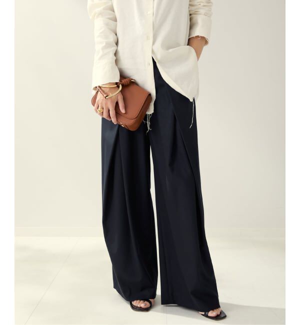 Plage「R&rsquo;IAM WOOSTED パンツ」|スラックス|