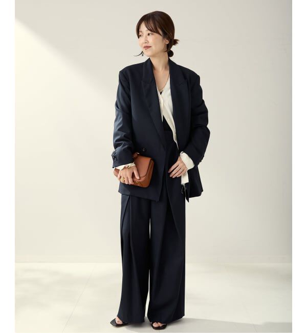 Plage「R&rsquo;IAM WOOSTED パンツ」|スラックス|