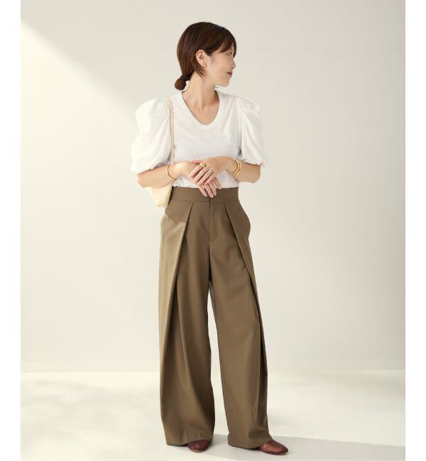 Plage「R&rsquo;IAM WOOSTED パンツ」|スラックス|