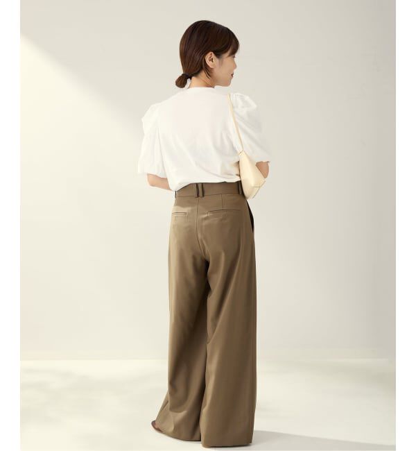 Plage「R&rsquo;IAM WOOSTED パンツ」|スラックス|