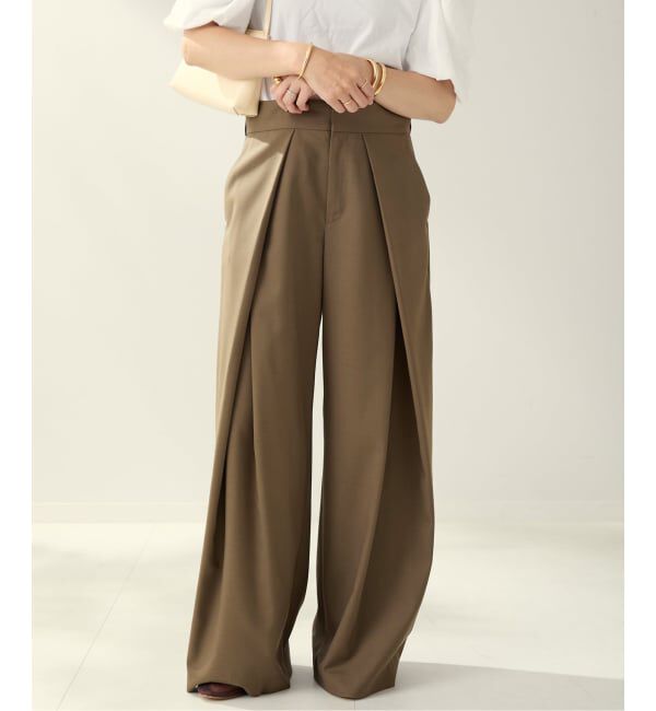 Plage「R&rsquo;IAM WOOSTED パンツ」|スラックス|