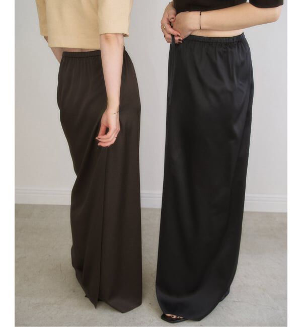 Plage「MY_silk satin スカート」|スカート|
