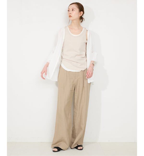 SLOBE IENA「《追加4》basic タンクトップ」|タンクトップ|