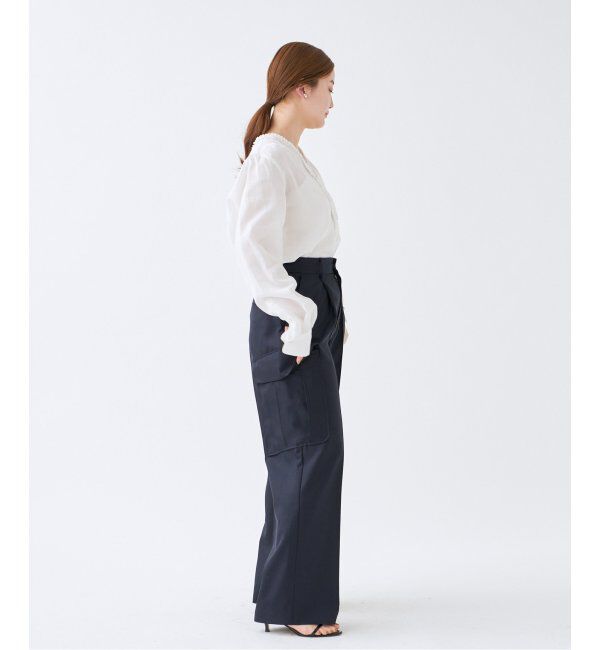 IENA「タックフリルブラウス」|シャツ・ブラウス|