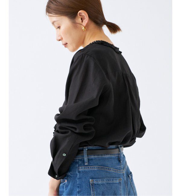 IENA「タックフリルブラウス」|シャツ・ブラウス|