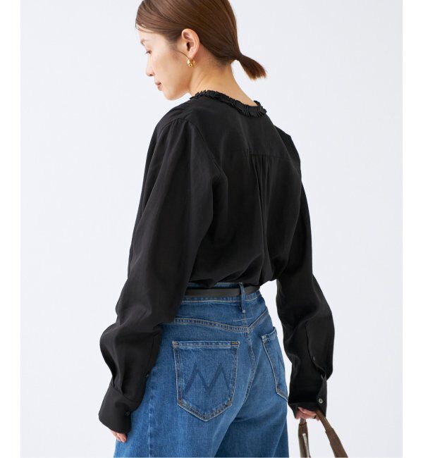 IENA「タックフリルブラウス」|シャツ・ブラウス|