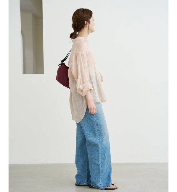 IENA「《追加》ラミーバンドカラーシャツ」|シャツ・ブラウス|