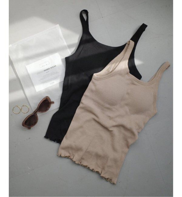 SLOBE IENA「《追加2》PALM/パーム SLOBE別注 2SETキャミソール」|インナー|