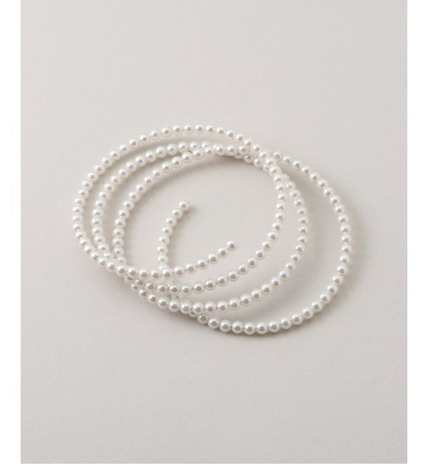 IENA「Pearl International CO/11.5.90 serpent ネックレス」|ネックレス|ホワイト