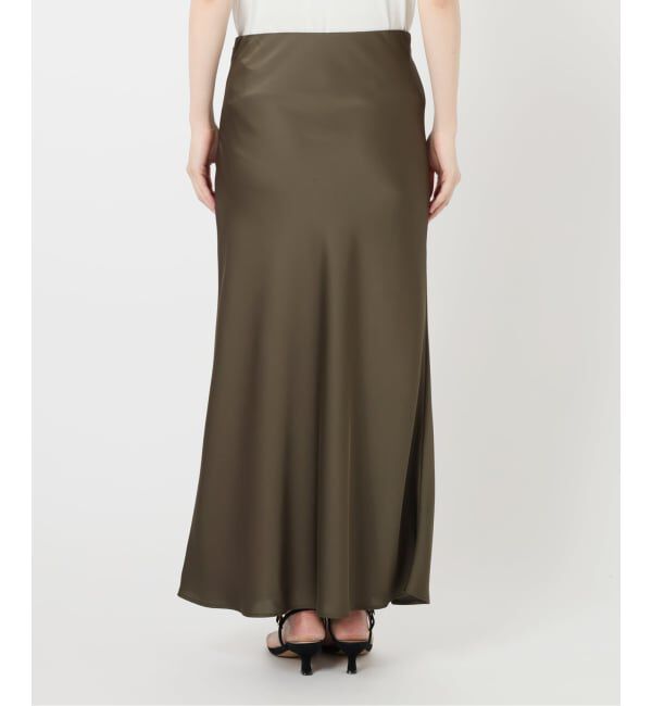 SLOBE IENA「サテンナロースカート」|スカート|