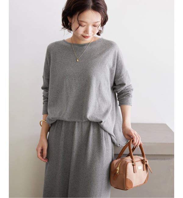 SLOBE IENA「《追加》コットンヤクニットプルオーバー」|ニット・セーター|