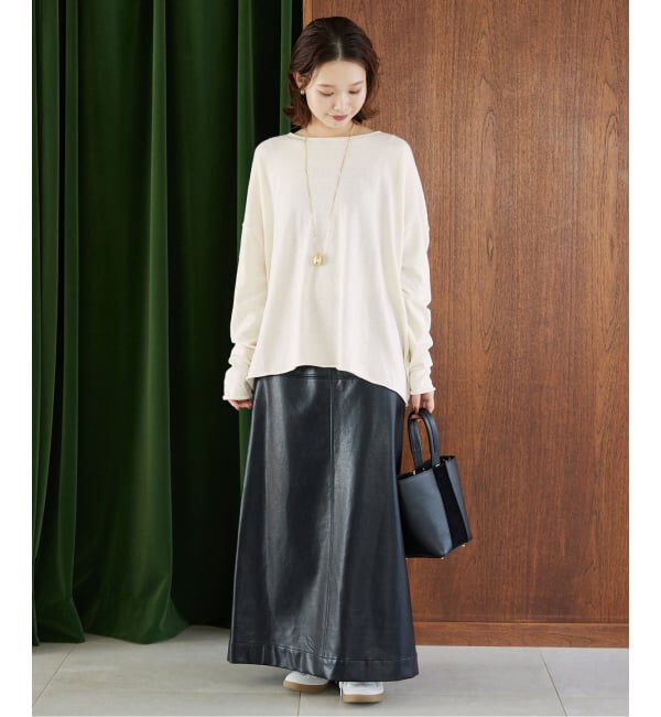 SLOBE IENA「《追加》コットンヤクニットプルオーバー」|ニット・セーター|