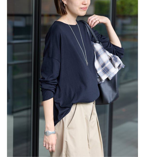 SLOBE IENA「《追加》コットンヤクニットプルオーバー」|ニット・セーター|