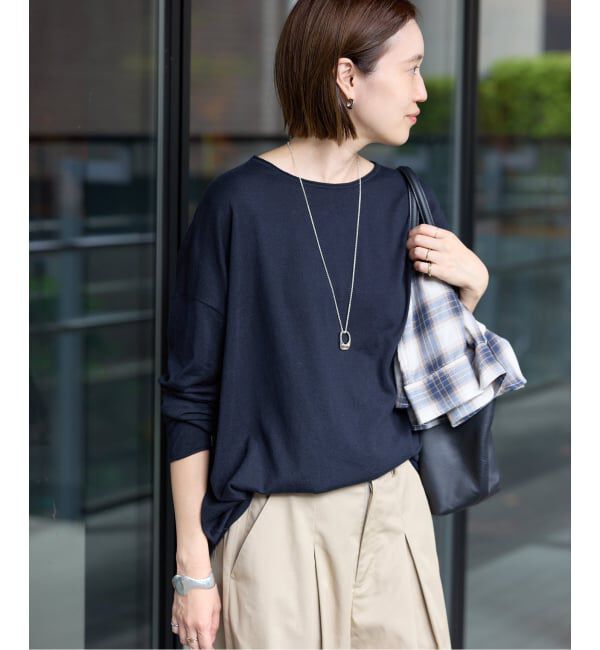 SLOBE IENA「《追加》コットンヤクニットプルオーバー」|ニット・セーター|