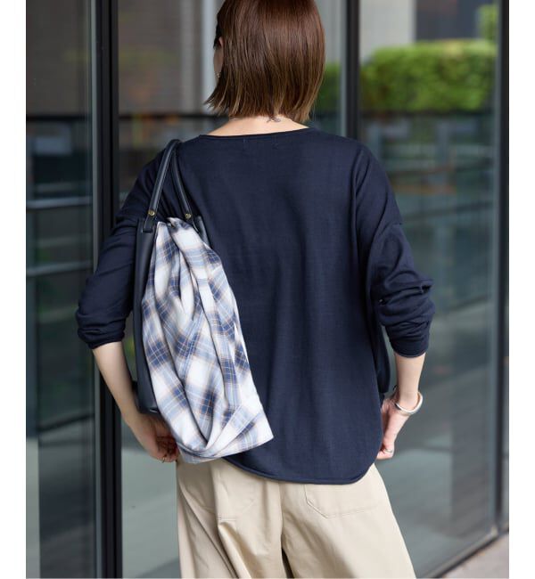 SLOBE IENA「《追加》コットンヤクニットプルオーバー」|ニット・セーター|