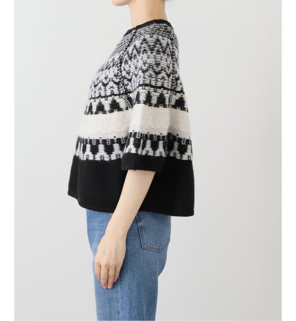 IENA「PIUMAカシミヤジャガードニット」|ニット・セーター|