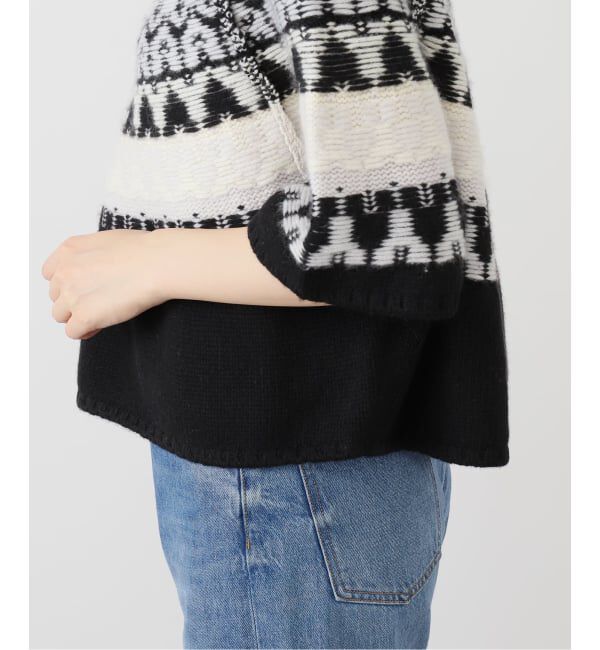 IENA「PIUMAカシミヤジャガードニット」|ニット・セーター|