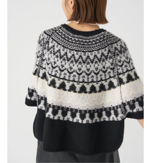 IENA「PIUMAカシミヤジャガードニット」|ニット・セーター|