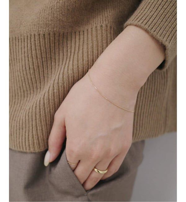 SLOBE IENA「《追加2》SLOBE ベネチアンチェーンブレスレット K10」|ブレスレット・バングル|