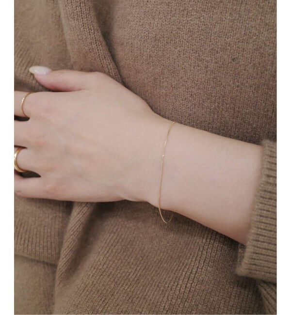 SLOBE IENA「《追加2》SLOBE ベネチアンチェーンブレスレット K10」|ブレスレット・バングル|