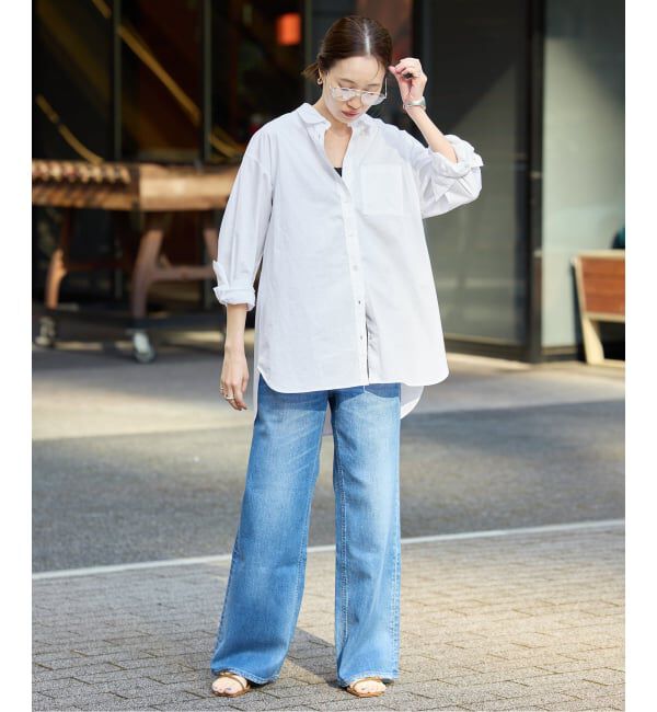 SLOBE IENA「《追加》コットンブロードベーシックシャツ」|シャツ・ブラウス|