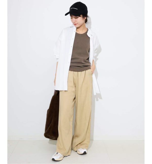 SLOBE IENA「《追加》コットンブロードベーシックシャツ」|シャツ・ブラウス|