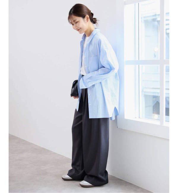 SLOBE IENA「《追加》コットンブロードベーシックシャツ」|シャツ・ブラウス|