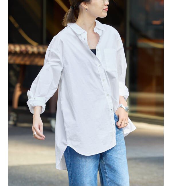 SLOBE IENA「《追加》コットンブロードベーシックシャツ」|シャツ・ブラウス|