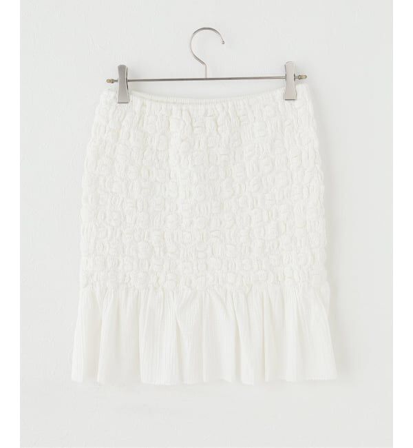 IENA「venit/ヴェニット SMOCKING CHECK SK スカート VEG5628A」|スカート|