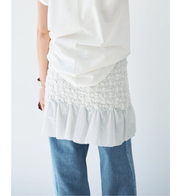 IENA「venit/ヴェニット SMOCKING CHECK SK スカート VEG5628A」|スカート|