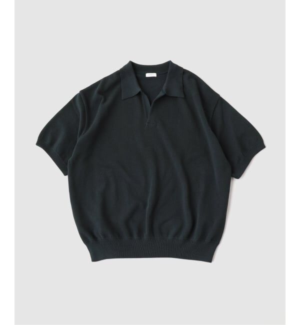 417 EDIFICE「CREPUSCULE / クレプスキュール Co/Ra Moss Stitch Skipper」|ニット・セーター|グリーン