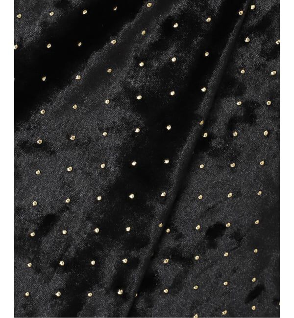 journal standard L'essage「【SIMONE WILD/シモーネ ワイルド】STUD VELVET LOW-WAIST LONG S：ロングスカート」|スカート|