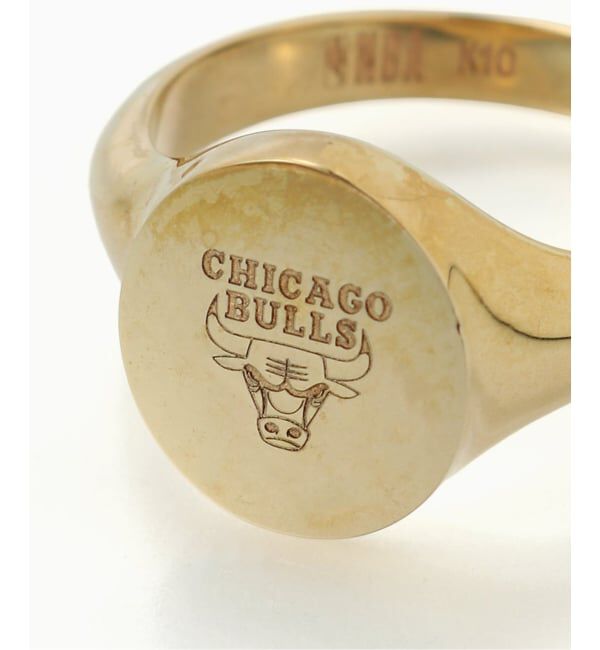 THE STAND FOOL SO GOOD（S）「Off The Court by NBA K10GOLD RING BULLS」|リング|