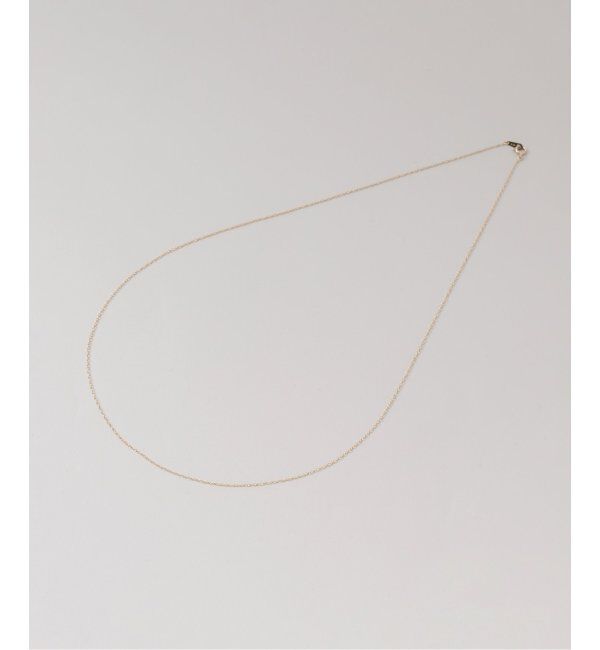 Lilas by Spick&Span「スパイラルアズキチェーン55cmネックレス K10」|ネックレス|