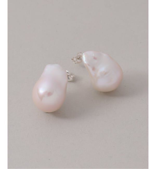 Spick and Span「《WEB限定》【SAMH by LILAS】 オイスターパールピアス SV(両耳)」|ピアス|